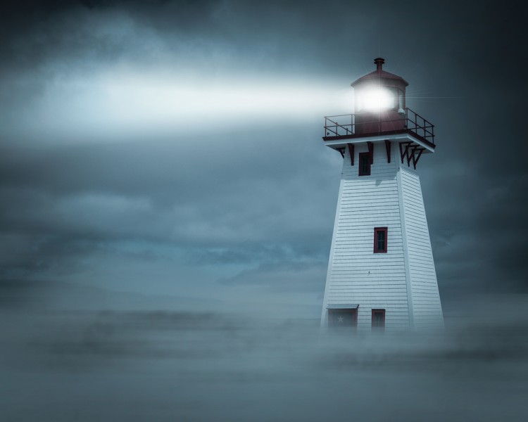 steer towards the light, lighthouse